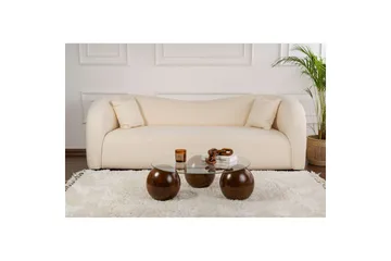 Soffbord Nordure Sibas Soffbord 85 cm Brun - Møbler - Borde - Sofabord