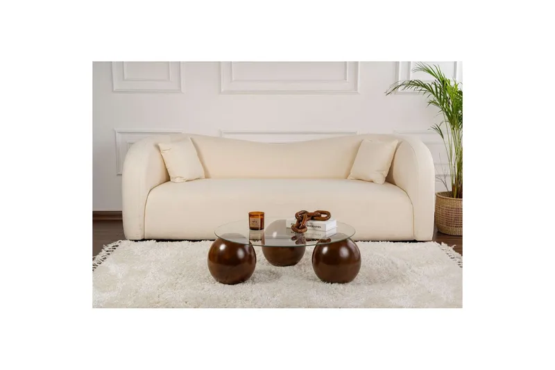 Soffbord Nordure Sibas Soffbord 85 cm Brun - Møbler - Borde - Sofabord
