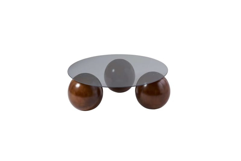 Soffbord Nordure Sibas Soffbord 85 cm Mörkbrun, undefined