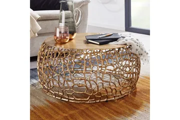 Soffbord Wohnling Guld - Møbler - Borde - Sofabord