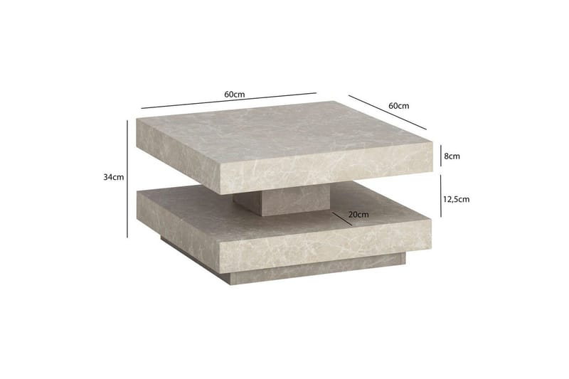 Soffbord Wohnling Sand - Møbler - Borde - Sofabord