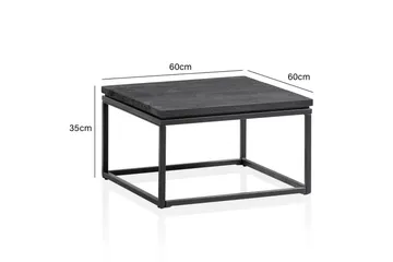 Soffbord Wohnling Svart - Møbler - Borde - Sofabord