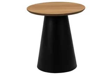 Soli Ø45 cm Rundt Sofabord i Lyst Træ - Brun - Møbler - Borde - Sofabord