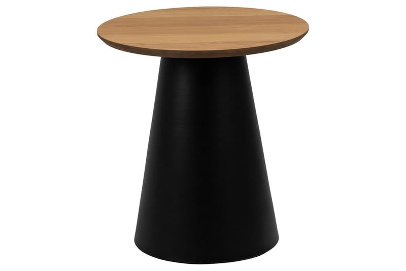 Soli Ø45 cm Rundt Sofabord i Lyst Træ - Brun - Møbler - Borde - Sofabord