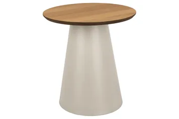 Soli 45 cm Rundt Sofabord i Lyst Træ - Brun - Møbler - Borde - Sofabord