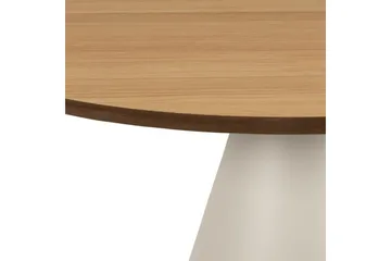 Soli 65 cm Rundt Sofabord i Lyst Træ - Brun - Møbler - Borde - Sofabord