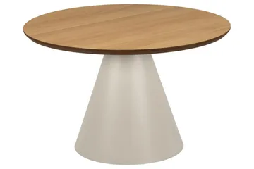 Soli 65 cm Rundt Sofabord i Lyst Træ - Brun - Møbler - Borde - Sofabord