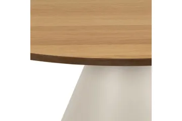Soli 85 cm Rundt Sofabord i Lyst Træ - Brun - Møbler - Borde - Sofabord