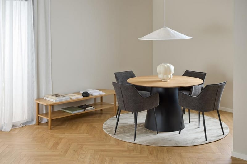 Soli Spisebord 120x120 cm Rund - Natur - Møbler - Borde - Spisebord og køkkenbord