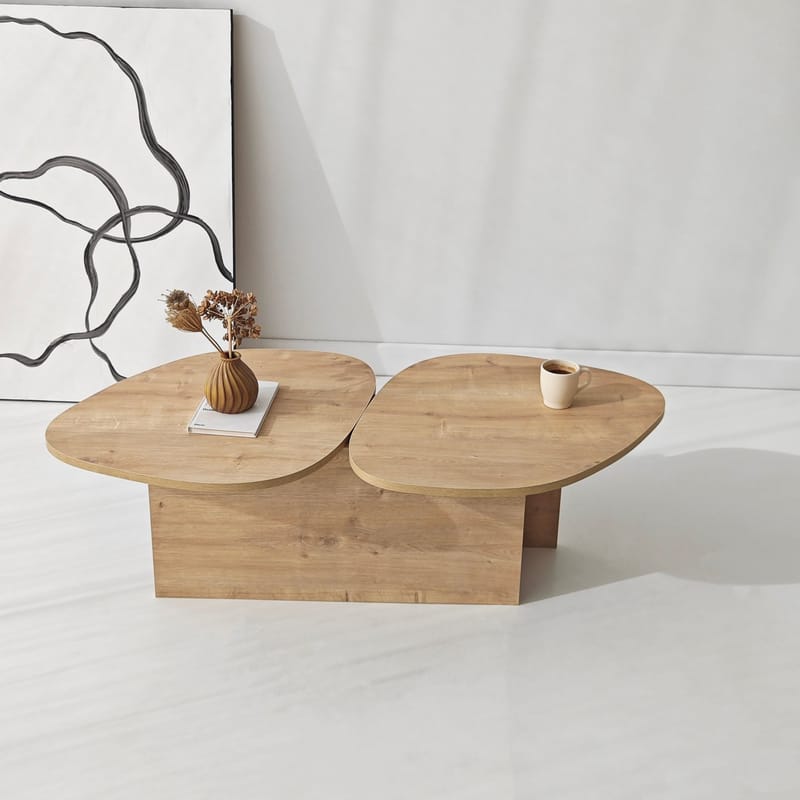 Sovranor sofabord 125 cm - Safir Eg - Møbler - Borde - Sofabord