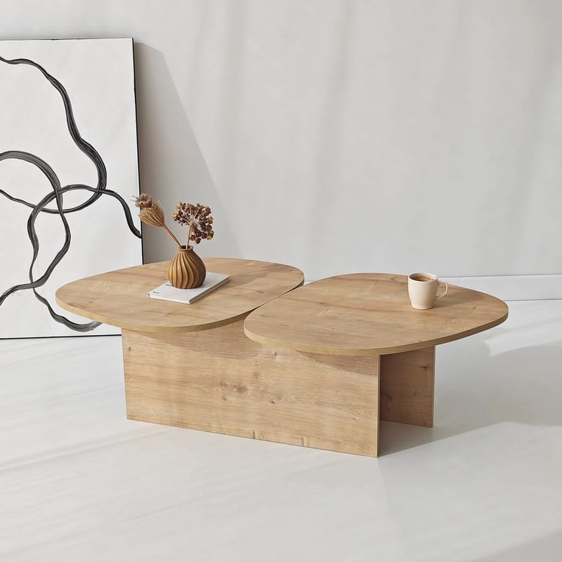 Sovranor sofabord 125 cm - Safir Eg - Møbler - Borde - Sofabord