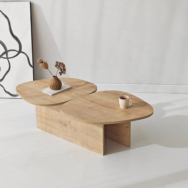 Sovranor sofabord 125 cm - Safir Eg - Møbler - Borde - Sofabord