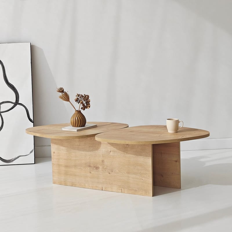 Sovranor sofabord 125 cm - Safir Eg - Møbler - Borde - Sofabord