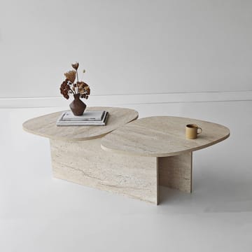 Sovranor sofabord 125 cm - Travertin - Møbler - Borde - Sofabord