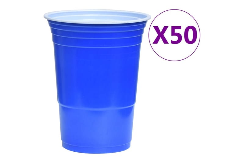 Beer Pong-Sæt 0,5 L Plastik - Beer pong bord