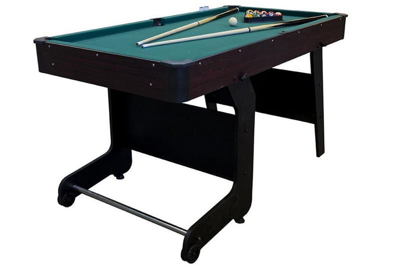 Blackwood Billard Sammenfoldelig 5' - Sort|Grøn - Billardbord