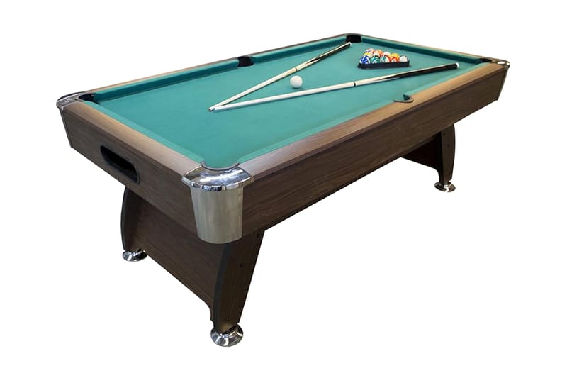Blackwood Billardbord 7' - Brun|Grøn - Møbler - Borde - Spilleborde - Billardbord