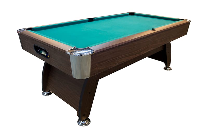 Blackwood Billardbord 7' - Brun|Grøn - Møbler - Borde - Spilleborde - Billardbord