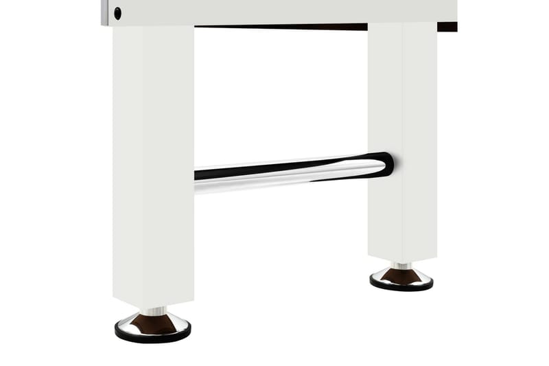bordfodboldbord 60 kg 140x74,5x87,5 cm hvid - Møbler - Borde - Spilleborde - Bordfodbold