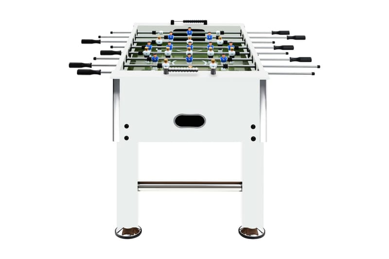 bordfodboldbord 60 kg 140x74,5x87,5 cm hvid - Møbler - Borde - Spilleborde - Bordfodbold