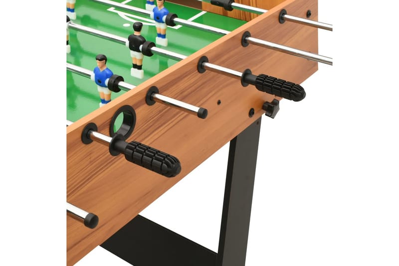 Foldbart bordfodboldbord 121 x 61 x 80 cm lysebrun - Brun - Bordfodbold