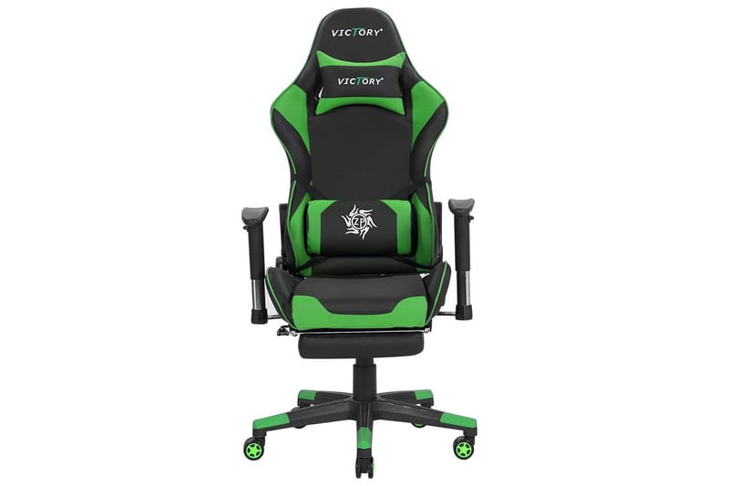Gamingstol Victory Sort/Grøn - Sort/Grøn - Møbler - Borde - Spilleborde - Pokerbord