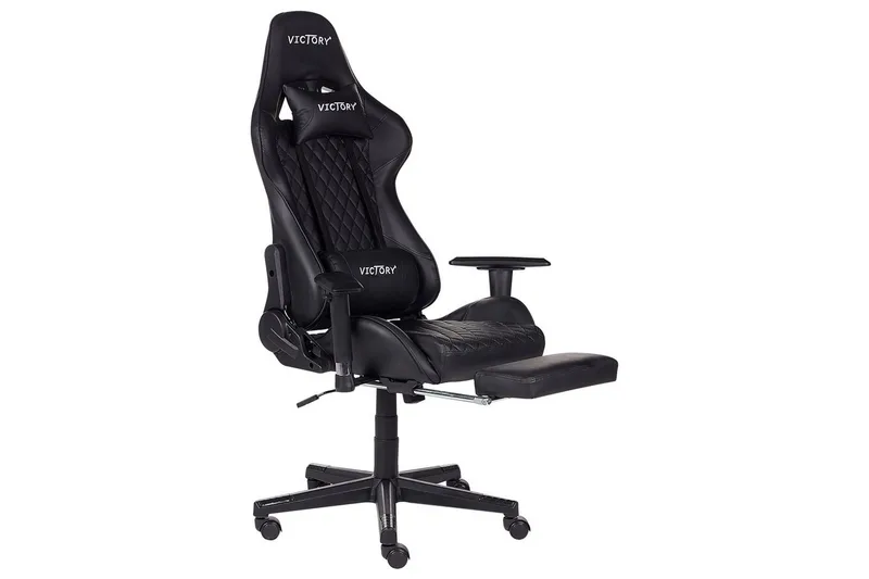 Gamingstol Victory Sort/Hvid - Sort/Hvid - Møbler - Borde - Spilleborde - Pokerbord