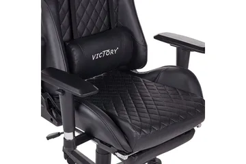 Gamingstol Victory Sort/Hvid - Sort/Hvid - Møbler - Stole & lænestole - Gamer stole