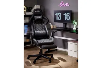 Gamingstol Victory Sort/Hvid - Sort/Hvid - Møbler - Stole & lænestole - Gamer stole