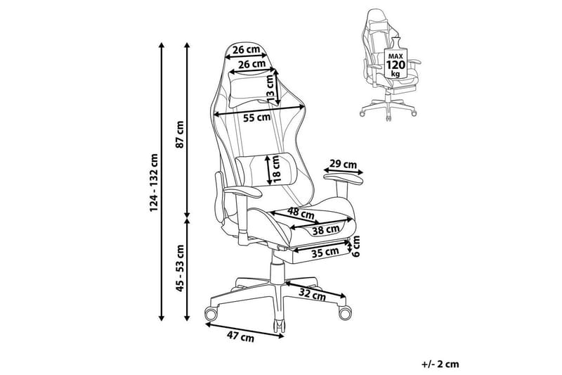 Gamingstol Victory Sort/Rosa - Sort/Rosa - Møbler - Borde - Spilleborde - Pokerbord