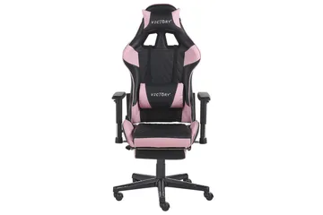 Gamingstol Victory Sort/Rosa - Sort/Rosa - Møbler - Stole & lænestole - Gamer stole