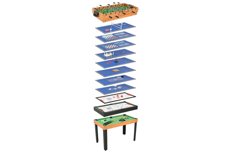 15-i-1 multi-spillebord 121 x 61 x 82 cm ahorn - Brun - Multi spillebord & kombibord