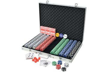 Pokersæt Med 1.000 Jetoner Aluminium
