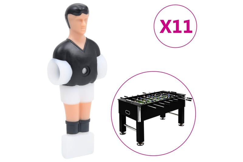 spillerfigurer til bordfodbold til 12,7 mm stang 22 stk. - Møbler - Borde - Spilleborde - Bordfodbold
