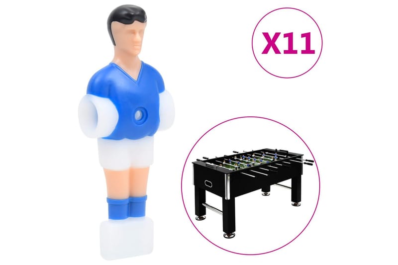 spillerfigurer til bordfodbold til 12,7 mm stang 22 stk. - Møbler - Borde - Spilleborde - Bordfodbold