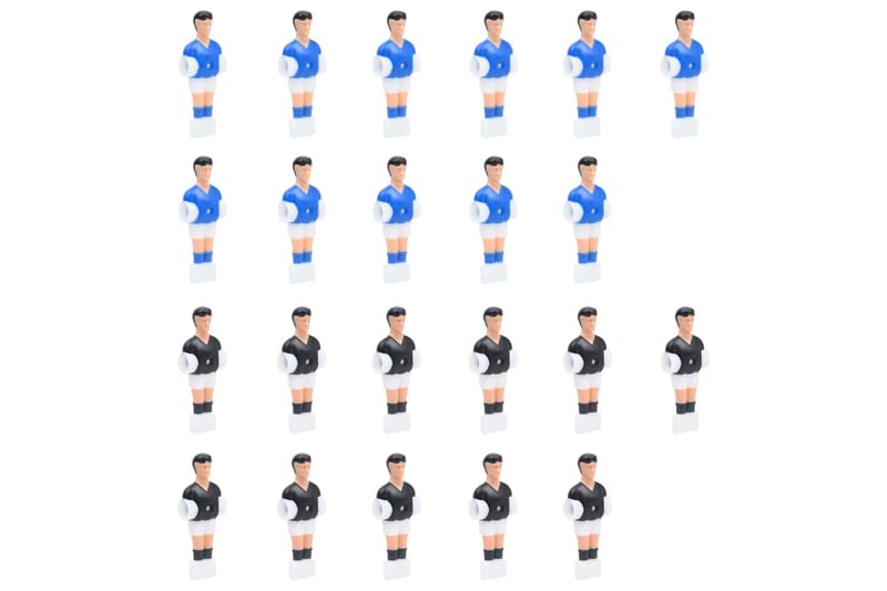 spillerfigurer til bordfodbold til 12,7 mm stang 22 stk. - Møbler - Borde - Spilleborde - Bordfodbold