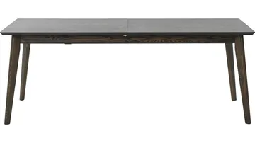 Spisebord Ålvik 200/300x95 cm - Brunlakeret - Møbler - Borde - Spisebord og køkkenbord