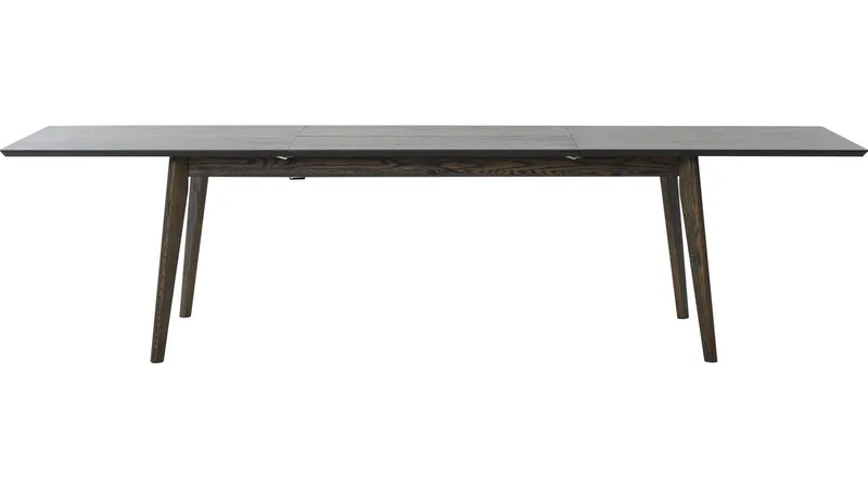Spisebord Ålvik 200/300x95 cm - Brunlakeret - Møbler - Borde - Spisebord og køkkenbord