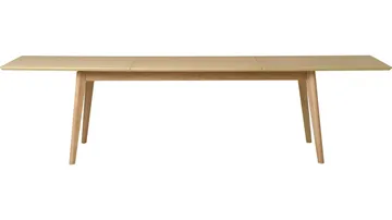 Spisebord Ålvik 200/300x95 cm - Hvidpigmenteret eg - Møbler - Borde - Spisebord og køkkenbord
