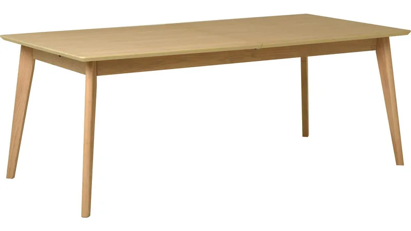 Spisebord Ålvik 200/300x95 cm, Hvidpigmenteret eg