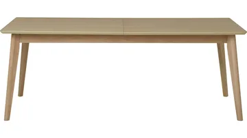 Spisebord Ålvik 200/300x95 cm - Hvidpigmenteret eg - Møbler - Borde - Spisebord og køkkenbord