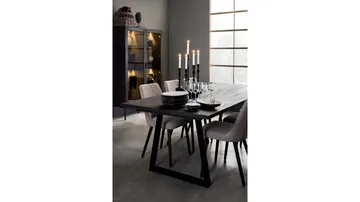 Spisebord Åsmark 240x100 cm - Mørkebrun - Møbler - Borde - Spisebord og køkkenbord
