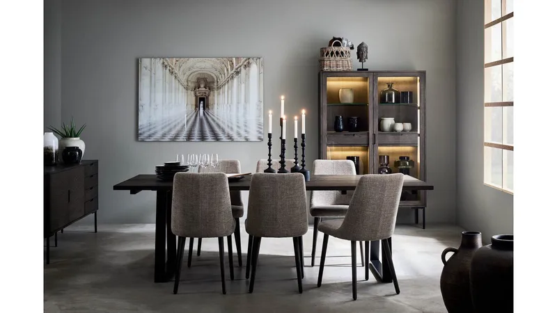 Spisebord Åsmark 240x100 cm - Mørkebrun - Møbler - Borde - Spisebord og køkkenbord