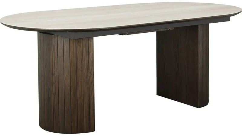 Spisebord Ödalen med Keramisk Top 190+45 cm, Belfort bru