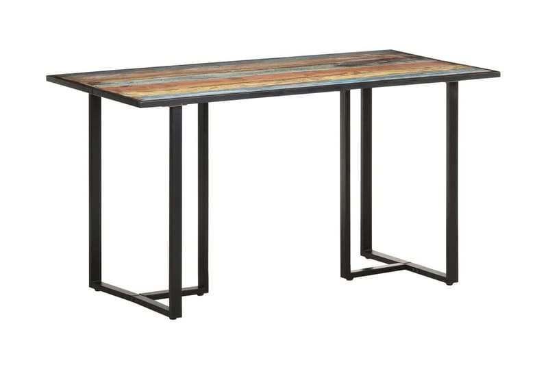 spisebord 140 cm massivt genanvendt træ - Flerfarvet - Møbler - Borde - Spisebord og køkkenbord