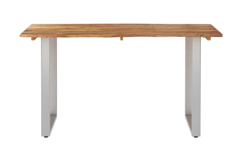 Spisebord 140x70x76 cm Massivt Akacietræ - Brun - Spisebord og køkkenbord
