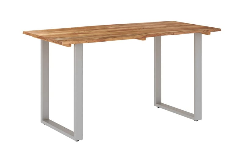 Spisebord 140x70x76 cm Massivt Akacietræ - Brun - Spisebord og køkkenbord