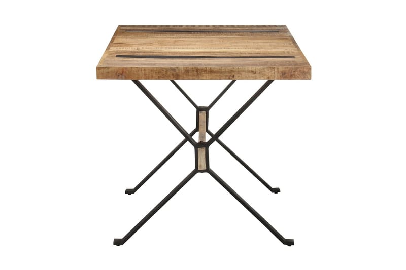 spisebord 160x80x76 cm ru mangotræ - Brun - Møbler - Borde - Spisebord og køkkenbord