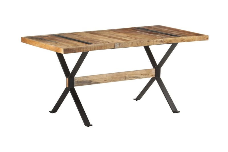 spisebord 160x80x76 cm ru mangotræ - Brun - Møbler - Borde - Spisebord og køkkenbord