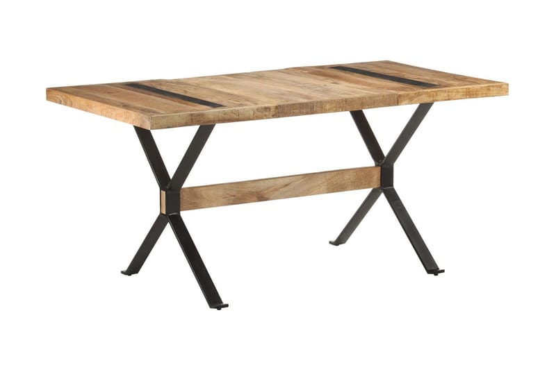 spisebord 160x80x76 cm ru mangotræ - Brun - Møbler - Borde - Spisebord og køkkenbord